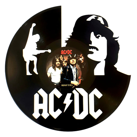 Vinyl Record Art with Sticker - ACDC