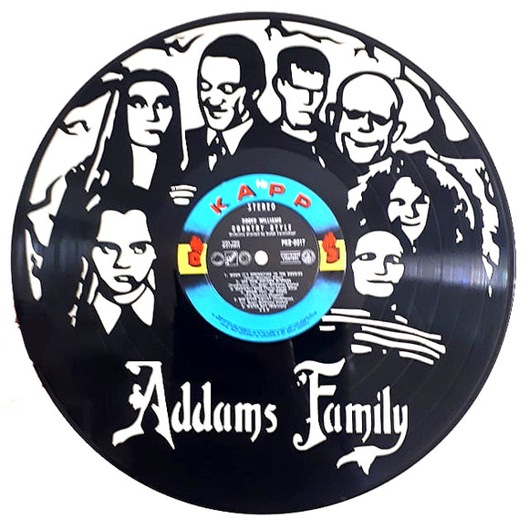 Vinyl Record Art - The Addams Family