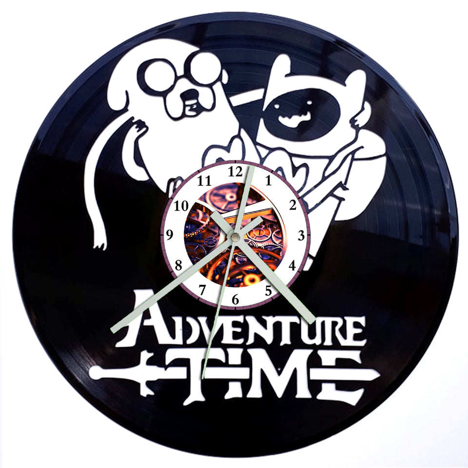 Vinyl Record Clock - Adventure Time – BROKEN RECORD