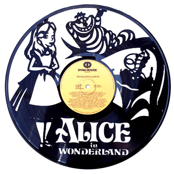 Vinyl Record Art - Alice in Wonderland