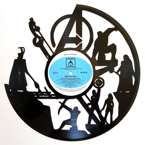 Vinyl Record Art - Avengers