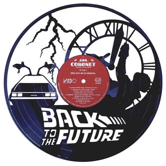 Vinyl Record Art - Back to the Future