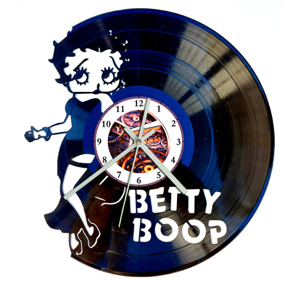 Vinyl Record Clock - Betty Boop