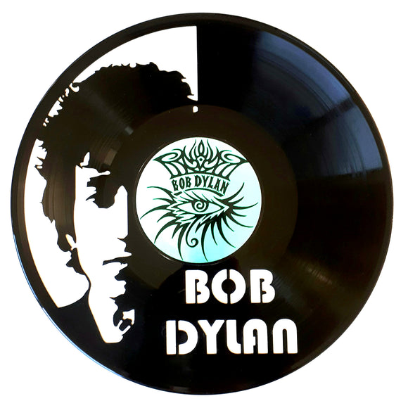 Vinyl Record Art with sticker - Bob Dylan