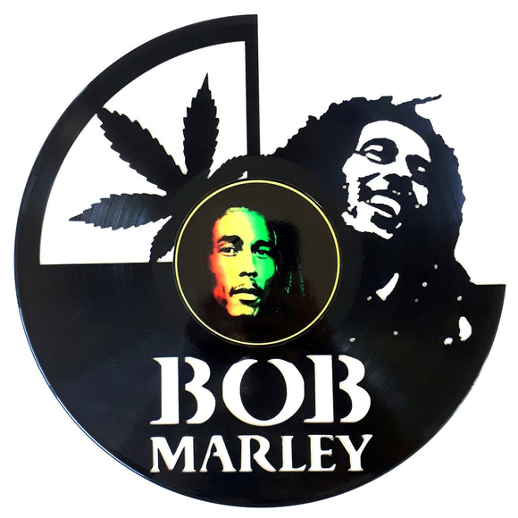 Vinyl Record Art with sticker - Bob Marley