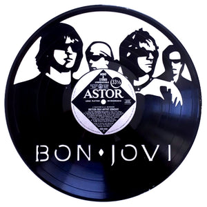 Vinyl Record Art - Bon Jovi