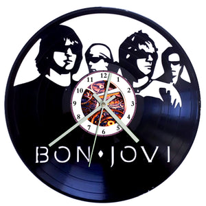 Vinyl Record Clock - Bon Jovi