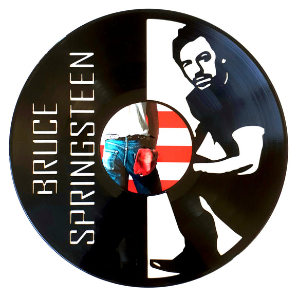 Vinyl Record Art with sticker - Bruce Springsteen