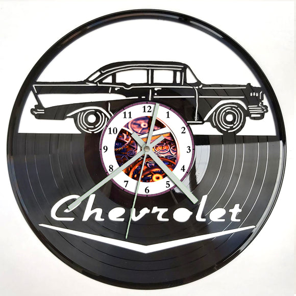 Vinyl Record Clock - Chevrolet