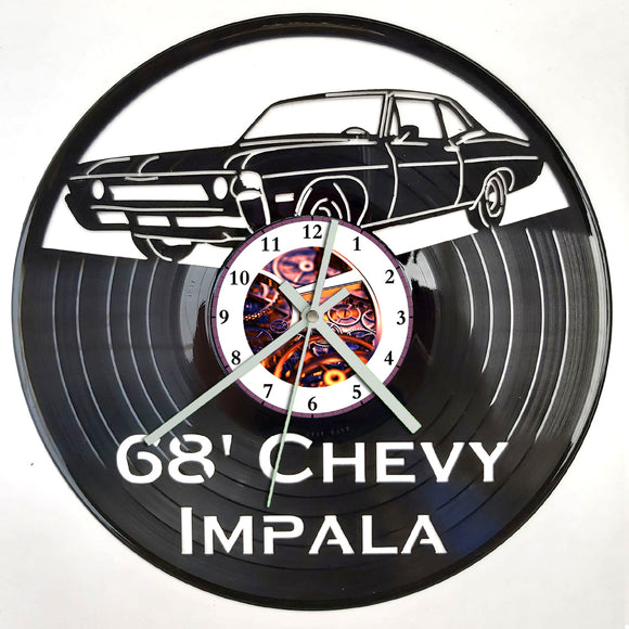 Vinyl Record Clock - Chevrolet Impala