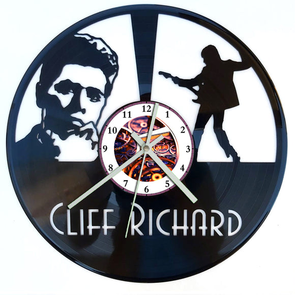 Vinyl Record Clock - Cliff Richard