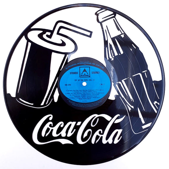Vinyl Record Art - Coca Cola