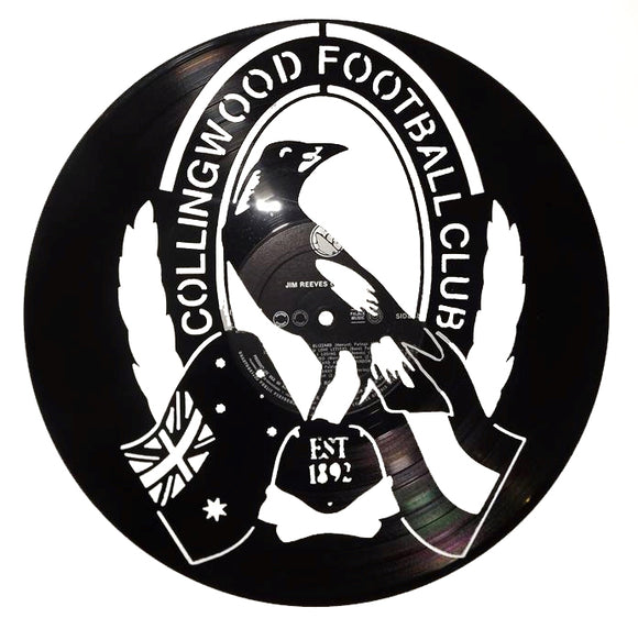 Vinyl Record Art - AFL Collingwood FC