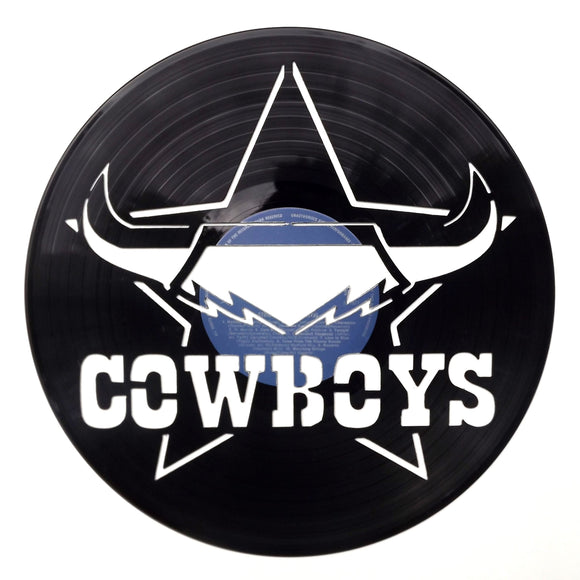 Vinyl Record Art - NRL North Queensland Cowboys