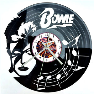 Vinyl Record Clock - David Bowie (Ziggy Stardust)