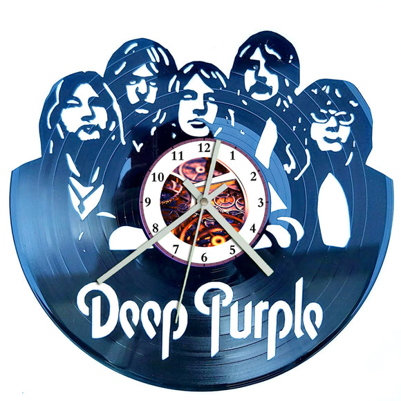 Vinyl Record Clock - Deep Purple