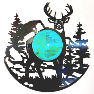 Vinyl Record Art - Deer in Landscape