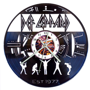 Vinyl Record Clock - Def Leppard