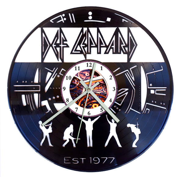 Vinyl Record Clock - Def Leppard