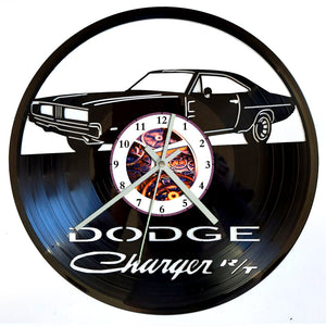 Vinyl Record Clock - Dodge Charger