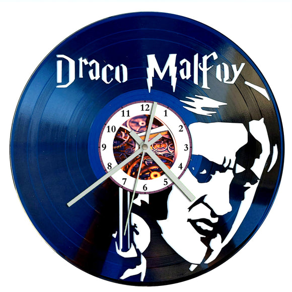 Vinyl Record Clock - Draco Malfoy