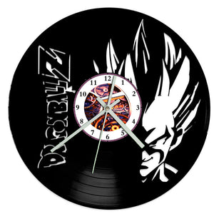 Vinyl Record Clock - Dragon Ball Z (Vegeta)
