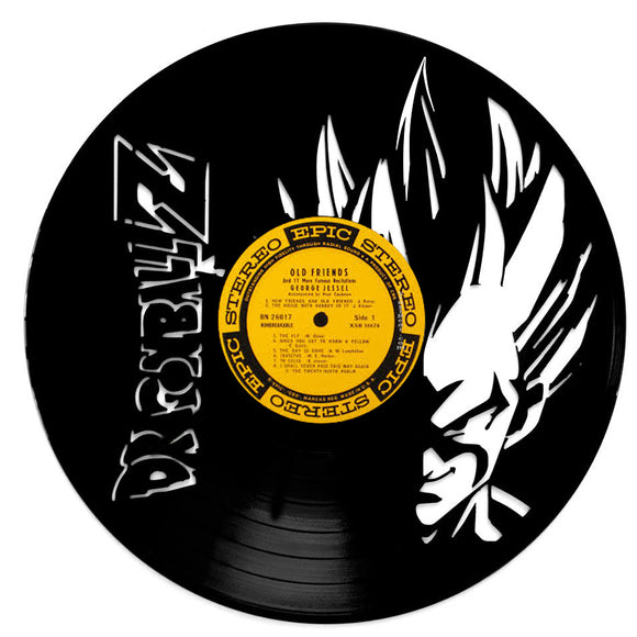 Vinyl Record Art - Dragon Ball Z (Vegeta)