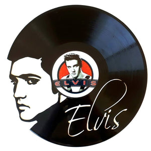 Vinyl Record Art with sticker - Elvis