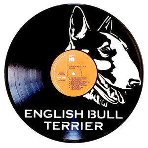 Vinyl Record Art - English Bull Terrier