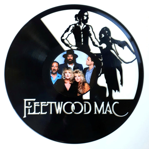 Vinyl Record Art with sticker - Fleetwood Mac