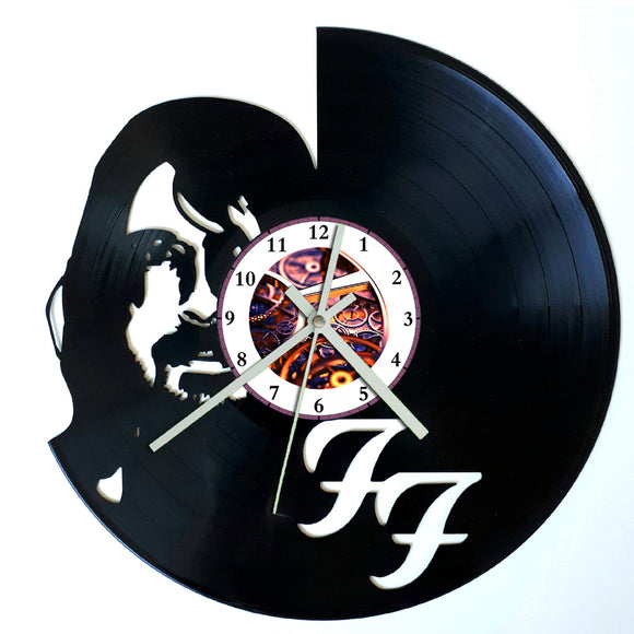 Vinyl Record Clock - Foo Fighters