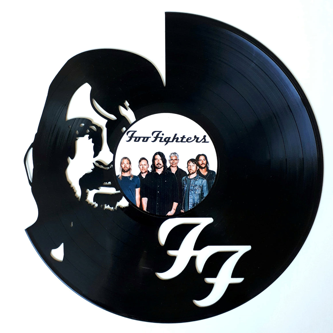 Vinyl Record Art with sticker Foo Fighters BROKEN RECORD