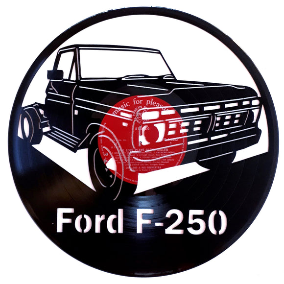 Vinyl Record Art - Ford F250