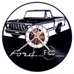 Vinyl Record Clock - Ford F100