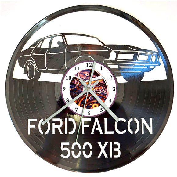 Vinyl Record Clock - Ford Falcon 500 XB