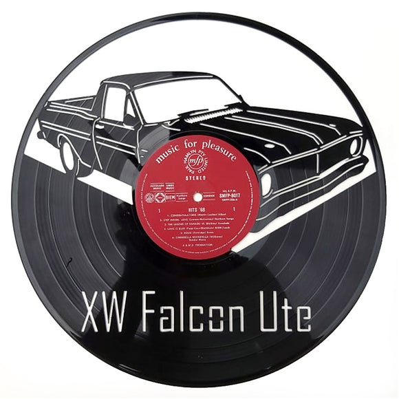 Vinyl Record Art - Ford Falcon XW Ute
