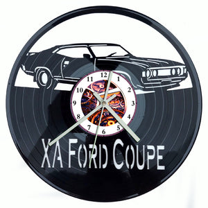 Vinyl Record Clock - Ford XA Coupe