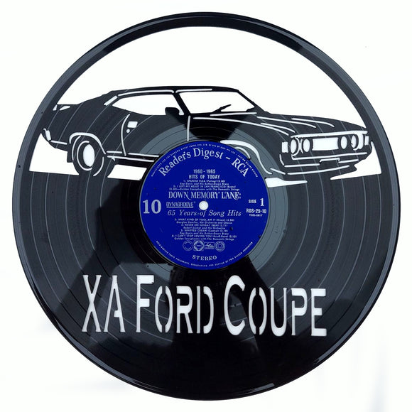 Vinyl Record Art - Ford XA Coupe
