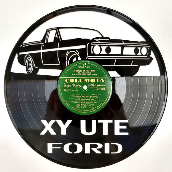 Vinyl Record Art - Ford XY Ute