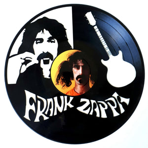 Vinyl Record Art with sticker - Frank Zappa