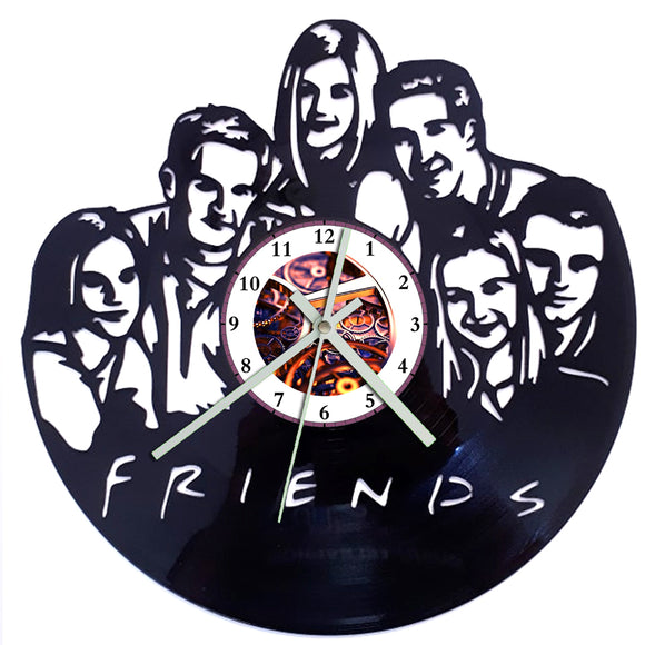 Vinyl Record Clock - Friends