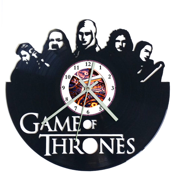 Vinyl Record Clock - Game of Thrones