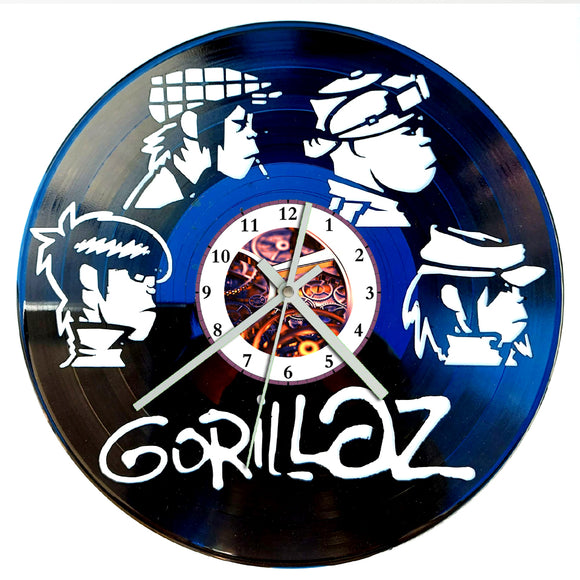 Vinyl Record Clock - Gorillaz