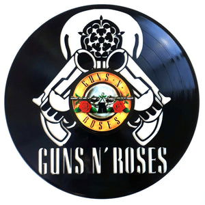 Vinyl Record Art with sticker - Guns n Roses