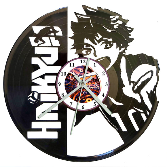 Vinyl Record Clock - Haikyuu