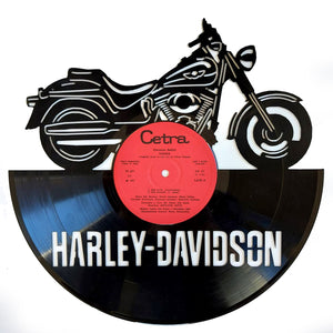 Vinyl Record Art - Harley Davidson Bike