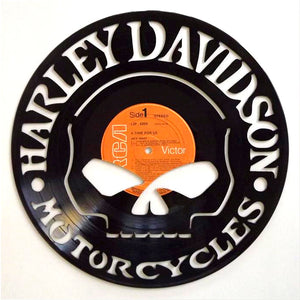 Vinyl Record Art - Harley Davidson