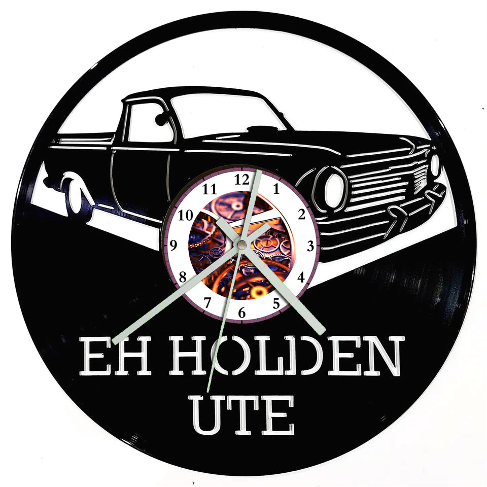 Ute Clock Vinyl Record Clock - Holden EH Ute – BROKEN RECORD