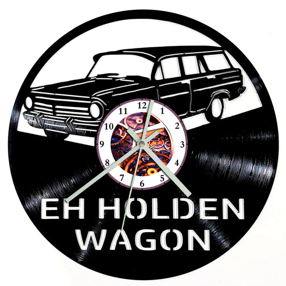 Vinyl Record Clock - Holden EH Wagon