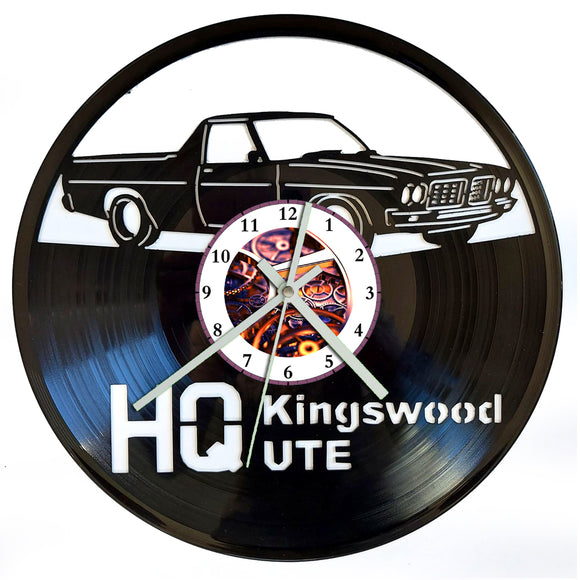 Vinyl Record Clock - Holden HQ Kingsman Ute
